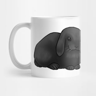 Small Mammal - Rabbit - Holland Lop Black Mug